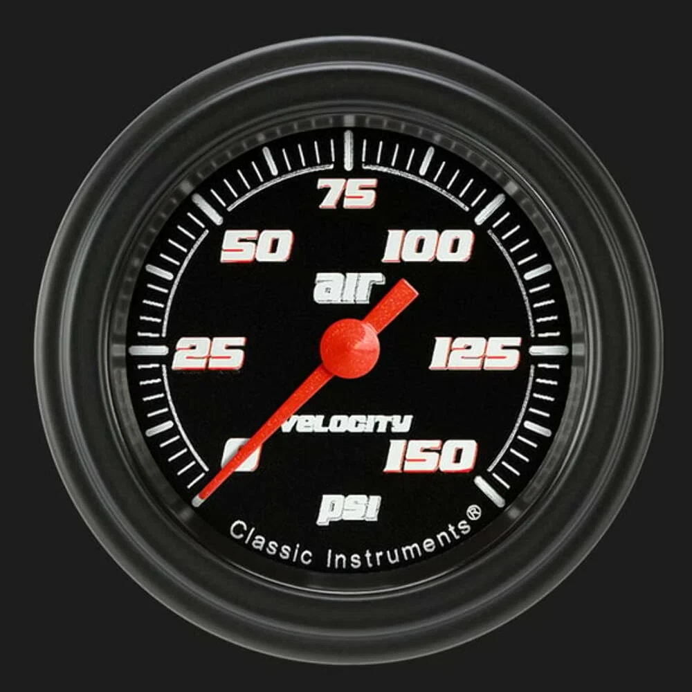 Velocity Black 2 1_8_ Air Pressure Gauge VS118BBLF